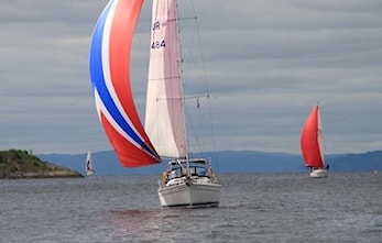 17.mai-båtkortesje på Stjørdalsfjorden